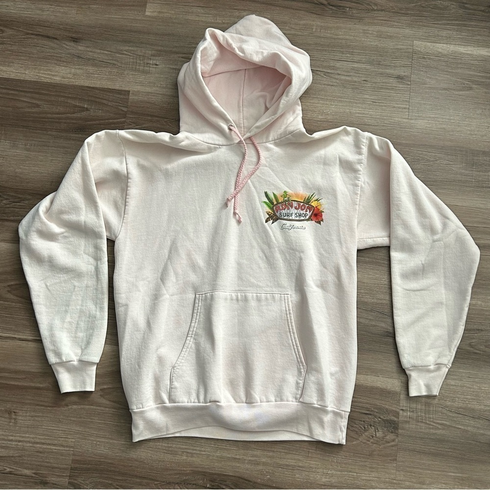 RON JON SURF SHOP Vintage Light Pink Tiki Wild California Graphic Goodie Size M